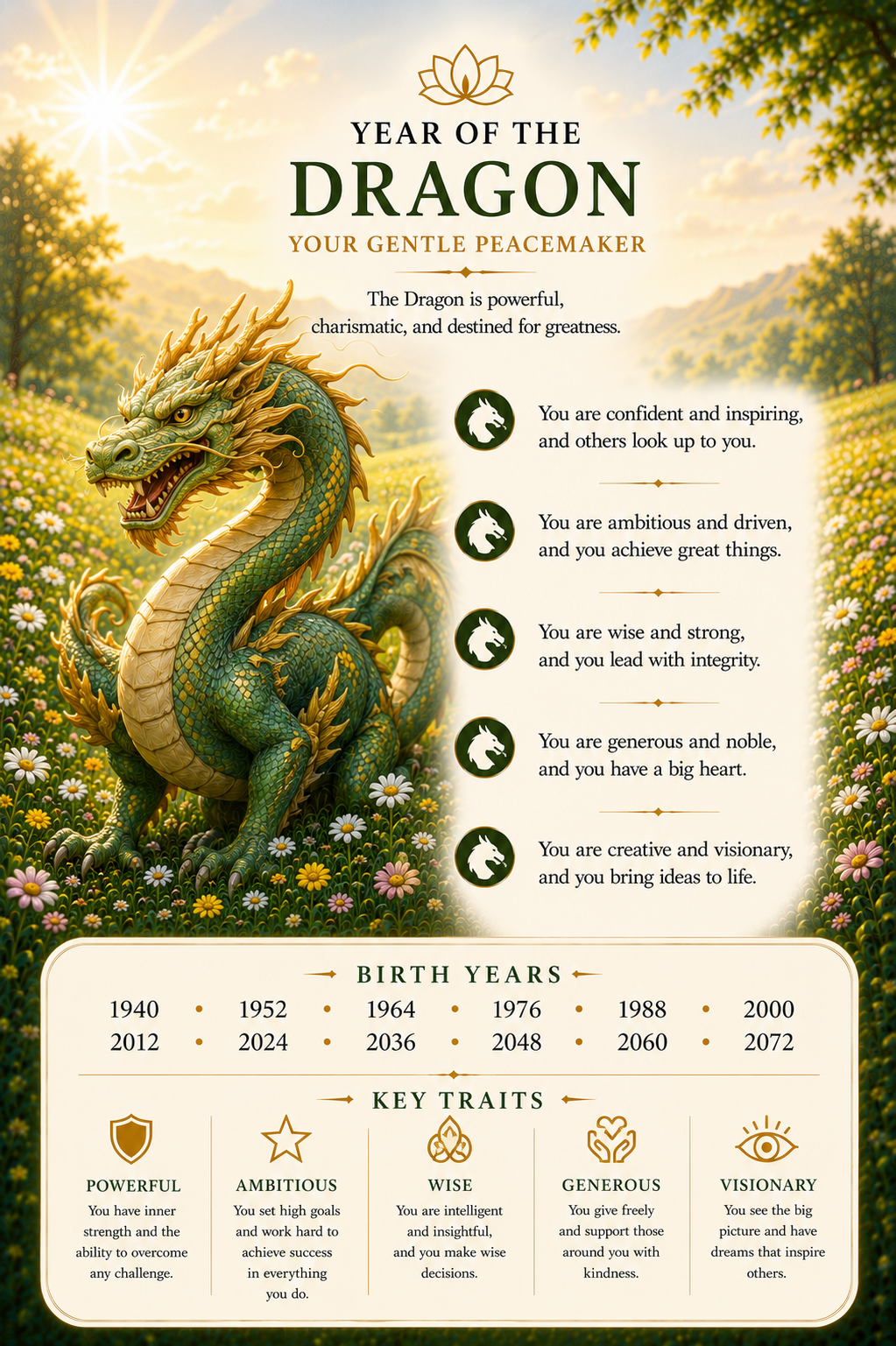 Chinese Zodiac Dragon